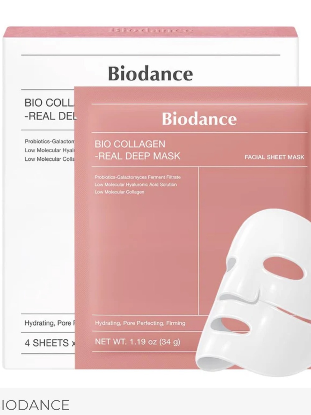 Biodance Bio-Collagen Real Deep Mask 4 pack